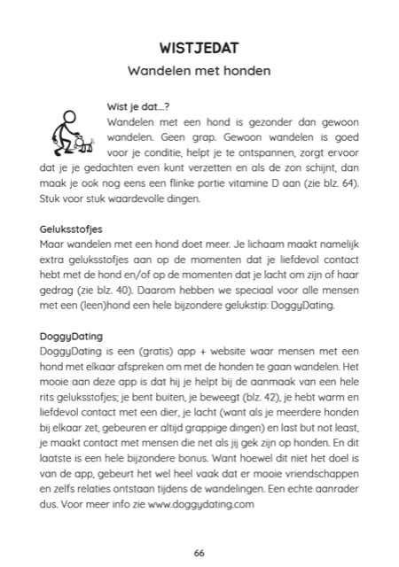 Boek Het Ulieme kado, hét handboek voor gelluk! Met appart hoofdstuk over DoggyDating als gellukstip. https://www.hetultiemekado.nl/
